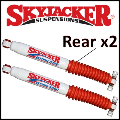 Par de amortiguadores traseros Skyjacker Hydro 7000 Ford Excursion 2000-2005 4x4 con elevación de 0-4,5" Foto 1 de 2