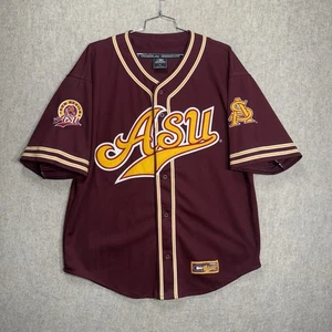 Vintage ASU Sun Devils Colosseum Baseball Jersey Arizona State XL NCAA College - Picture 1 of 15