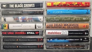 90's Alternative + Grunge Rock Cassette Tapes: No Doubt STP Cranberries Alanis - Picture 1 of 9