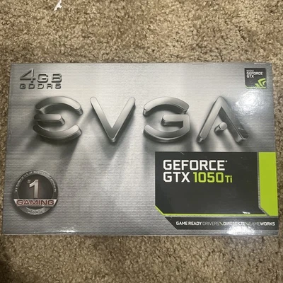 EVGA NVIDIA GeForce GTX 1050 Ti 4GB GDDR5 Gaming Graphics Card, PCIe 3.0, 16-Pin - Image 1 of 3