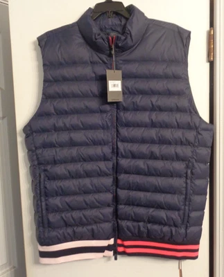 G/FORE G4 Logo Golf Active Quilted Puffer Vest Navy EXTRA LARGE NWT $250 - Image 1 of 2