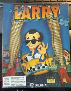 Leisure Suit Larry Land Lounge Lizards SEALED Big Box PC Sierra 1991 EGA NEW! - Picture 1 of 8