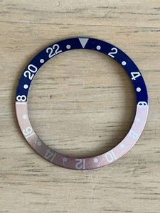 Inserto bisel fantasma ROLEX GMT Master 16700 16710 descolorido 16750 - Imagen 1 de 5