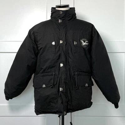 Triple F.A.T. Chaqueta Goose Para Hombre Grande Negra Plumón Parka Turbo Ropa Deportiva Logo Foto 1 de 4