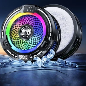 Magnetyczna chłodnica telefonu z efektami świetlnymi RGB 30W chłodzenie dla komfortu gry - Zdjęcie 1 z 14