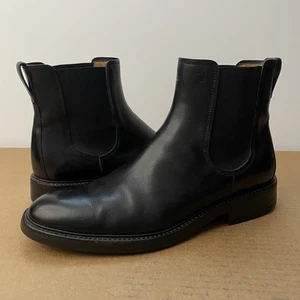 Stivali uomo Tod's Gomma neri Chelsea taglia US 12 ottime condizioni scarpe eleganti - Foto 1 di 12