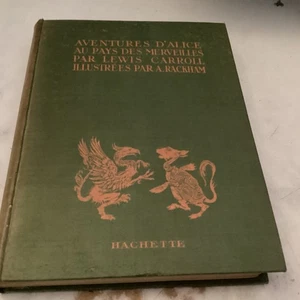 Aventures D'Alice Au Pays Des Merveilles Lewis Carroll FRENCH Illustrated - Foto 1 di 9
