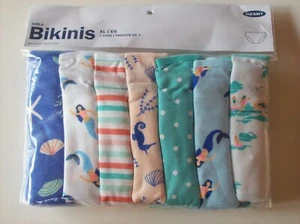 Old Navy Underwear Underpants Girls 7 Pk Bikini S M L XL Girls Mermaid Sea NIP - Picture 1 of 2