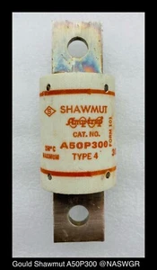 Shawmut A50P300 Fuse 300A/500V/Type 4 - Shelf Surplus - Picture 1 of 2