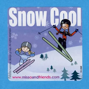 10 Miss O and Friends Snow Cool - Large Stickers - Party Favors - Rewards - Picture 1 of 1