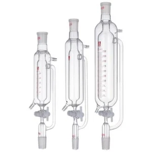Imbuto da laboratorio doppio strato 25ml-1000ml caduta costante di pressione con rubinetto di arresto - Foto 1 di 11
