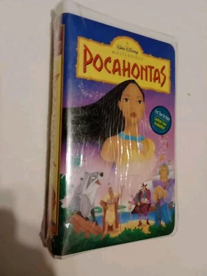 VTG VHS POCAHONTAS Walt Disney Masterpiece VHS 1996 Clamshell Brand New Sealed - Imagem 1 de 4