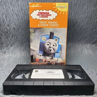 Thomas The Tank Engine Trust Thomas & Other Stories VHS Tape George Carlin Train Foto 1 de 4