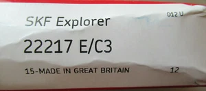 SKF Pendelrollenlager 85x150x36 mm 22217 E/C3 - Bild 1 von 2