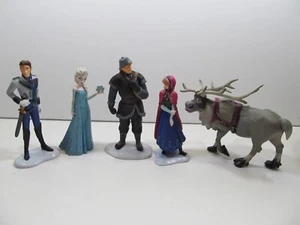 Disney Store Frozen Figure 5 Piece PVC Figure Playset Toy Set Lot - Picture 1 of 2