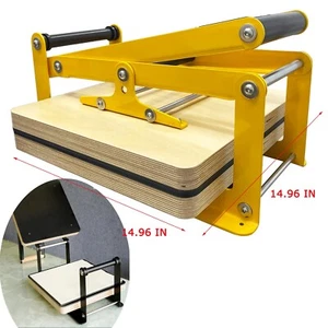 Macchina da stampa piana manuale 14,96x14,96 pollici stampa convessa fai da te - Foto 1 di 12