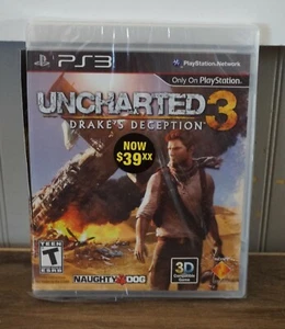 New! Uncharted 3: Drake's Deception (Sony PlayStation 3, 2011) *Damaged Case* - Picture 1 of 7