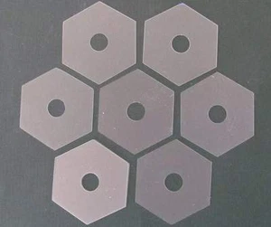 Juego de 20 aerógrafos corte láser Mylar 157 Grandmother's Flower Garden 2.0" hexagonales - Imagen 1 de 1