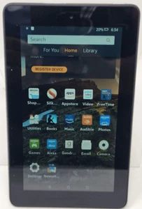 Amazon Fire 5th Generation 7", Wi-Fi, SV98LN, Black - Ships Today! - Afbeelding 1 van 5