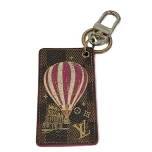 LOUIS VUITTON Illustre Air Balloon Keyring Damier Ebene M67933 – Luxury Charm - Picture 1 of 7
