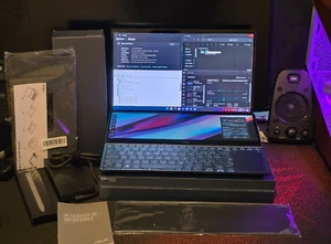 ASUS Zenbook Pro Duo (4K 15,6" OLED, i7-12700H, 16GB RAM, 1TB NVMe, RTX 3070 Ti) - Bild 1 von 6