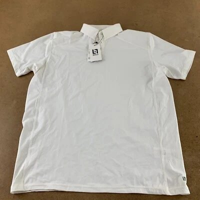 Polo Solo Golf Co Para Hombre Talla Grande Blanco Manga Corta Nuevo Con Etiquetas Foto 1 de 4