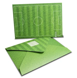 Sammelmappe Fußball Rasenplatz, 3er-Set, DIN A4 | Fußballfeld, EM, WM - Bild 1 von 2