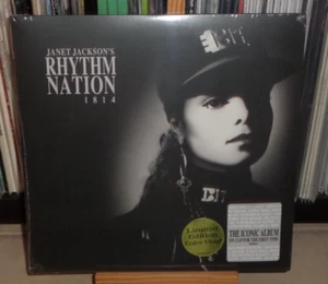 JANET JACKSON RHYTHM NATION SILVER LP MISS YOU MUCH ALRIGHT COME BACK TO ME - Picture 1 of 6