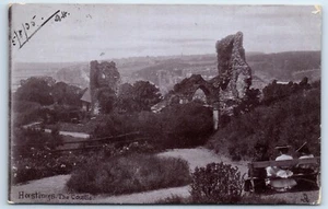 Postcard Hastings Sussex England The Castle posted 1905 - Picture 1 of 2