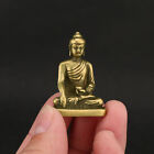 Solid Brass Buddha Figurine Small Statue Home Ornament Figurines Collectibles
