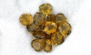 UNA PIEDRA PRECIOSA DE CUARZO CITRINO COLOR CITRINO BRILLANTE CORAZÓN DE 9 MM B24A95 - Imagen 1 de 1