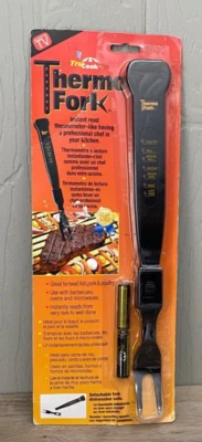 TruCook Thermo Fork Instant Read Meat Thermometer BBQ Temperature Checker NEW - Image 1 of 4