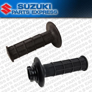 NEW SUZUKI RM85 RM85L RM125 RM250 DR-Z125 DR-Z125L OEM GRIPS & THROTTLE TUBE SET - Picture 1 of 1