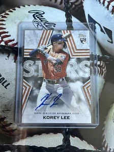 2023 Topps Baseball Series 1 Korey Lee Auto - Picture 1 of 4