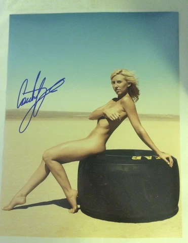 Courtney Force Signed 11 X 14 Photo  Nhra Funny Car Espn The Body Hot!!! Cover