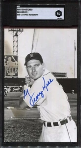 George Kell Detroit Tigers - Real Photo Postcard - SGC Authentic Autograph - Picture 1 of 2