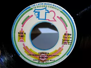 Sublime LATIN 45  Coqueta / Caracas  1977 TR RECORDS T-581 VG++ CLEAN - Picture 1 of 2