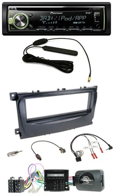 Pioneer MP3 USB CD DAB Lenkrad Autoradio für Ford C-Max Can 07-10 Focus schwarz - Bild 1 von 4