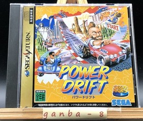 Power Drift w/spine (Sega Saturn,1998) from japan