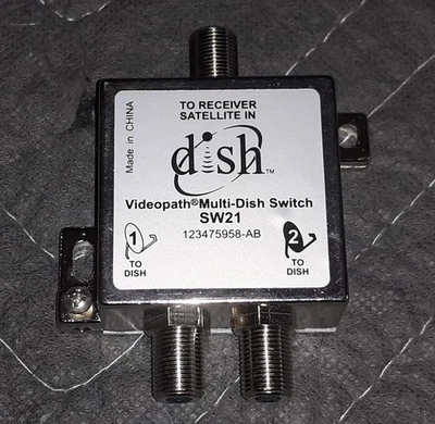 Dish Network VideoPath 2-Port Multi-Dish Switch SW21 (2 Dish Capability) NEW - Image 1 of 4