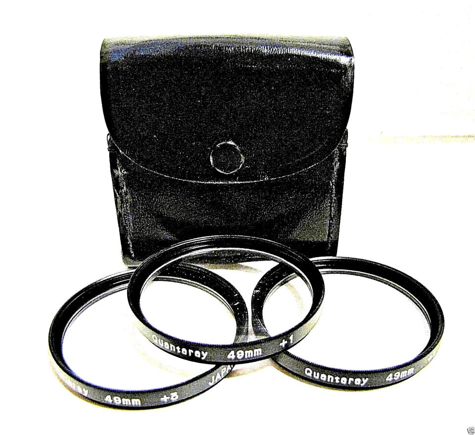 49mm Close-Up Macro Photography Camera Lens Filter Set  +1 +2 +3   NEW - 8677b - Image 1 of 1