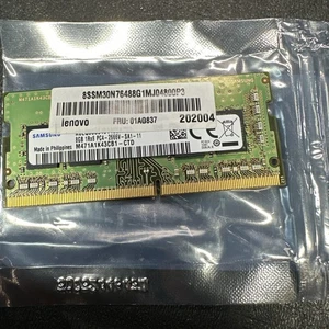 Samsung 8GB DDR4 PC4-21300 1Rx8 SO-DIMM Laptop RAM M471A1K43CB1-CTD - Picture 1 of 3