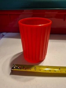 Yahtzee Game Replacement Part Shaker Dice Cup Red Milton Bradley Cup ONLY Usa - Picture 1 of 4
