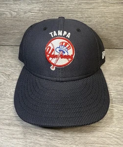 Tampa Yankees Hat New Era 59Fifty Mesh Men’s Size 7-3/8 Blue MILB Low Crown - Picture 1 of 12