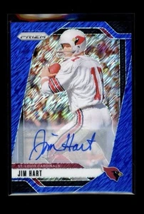 2024 Panini Prizm #9 Jim Hart Blue Shimmer Prizm FOTL Auto 1/25 Cardinals - Picture 1 of 2