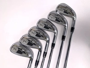 Callaway Apex 19 Iron Set 6-PW+AW Elevate Tour VSS Pro Stiff Steel Mens RH - Picture 1 of 10
