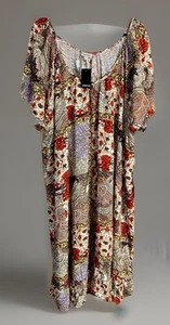 Avenue Dress Woman 30W 32W 5X 6x Boho Fairy Fall Relaxed Bohemian Maxi Plus Long - Picture 1 of 11
