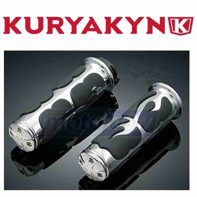 Kuryakyn ISO Flame Grips for 2015-2020 Harley Davidson FLTRX Road Glide - pe Foto 1 de 4