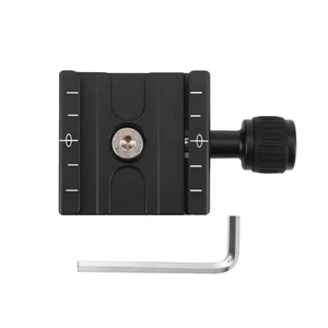 Aluminium 50mm Release Plate QR Clamp Fits Arca Standard for Tripod3634 - Imagen 1 de 8