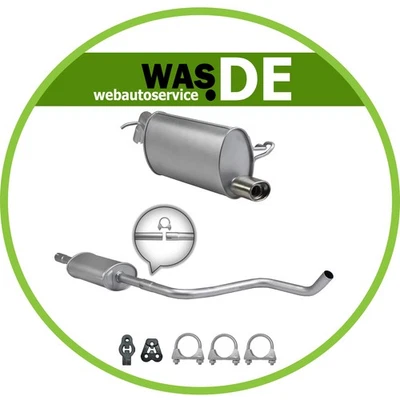 Auspuffanlage Mitsubishi Colt & Smart Forfour 1.5 109PS/122PS 2004-, Auspuff - Bild 1 von 4